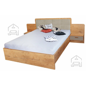 Postelja Effect EF3L - 160x200 cm - hrast lancelot
