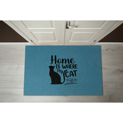 tulup.si Predpražnik za vrata Home is where the cat is 60x40 cm