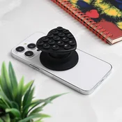 Stiker za mobilni telefon Magnetic Heart, Crni