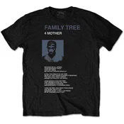2Pac Family Tree Black M Majica