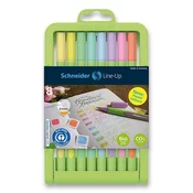 Set iglenih filcanih vrhova, 0,4 mm, SCHNEIDER Line-Up Pastel, 8 različitih pastelnih boja 191088
