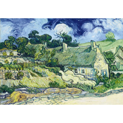 BlueBird - Puzzle Vincent Van Gogh - Thatched Cottages at Cordeville, - 1 000 kosov