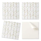 shumee Samolepilne potiskane ploščice - idealne za kuhinjo z geometrijskim vzorcem linij 20x20x20 cm