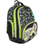 Ergonomski školski ruksak Bambino Premium T-Rex - S 2 pretinca