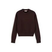 Tommy Hilfiger Pulover WW0WW52298 Temno rjava Regular Fit
