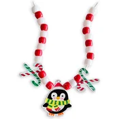 Craft Ustvarjalna DIY božična ogrlica z biseri PENGUIN