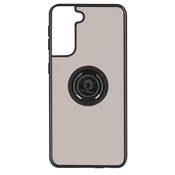 AVIZAR Ovitek za prstan za Samsung Galaxy S21 - matirano hrbtišce proti prstnim odtisom, združljivo z magnetnim stojalom - crna, (20629822)