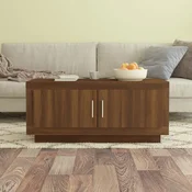 Stolic za kavu smeda boja hrasta 102x50x45 cm konstruirano drvo