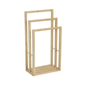 WENKO 25629100 - Stojalo za brisače BAMBUSA 42,5x82 cm rjavo