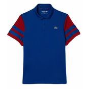 Muški teniski polo Lacoste Ultra-Dry Colourblock Tennis Polo Shirt - navy blue/bordeaux