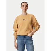 Tommy Jeans Jopa Badge DW0DW23297 Rumena Regular Fit