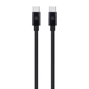 Dviced Cable USB-C to USB-C Nylon Textile 1,25m - Black