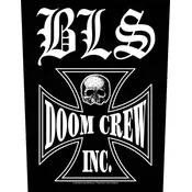 Black Label Society Doom Crew Našitek za šivanje 36 x 30 cm