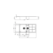 FOSTER pomivalno korito F300 1353/061