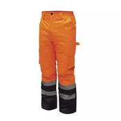 DEDRA Delovne hlače S, oranžne BH80SP2-S Farba: Oranžová, Veľkosť: XXL