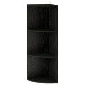 Vidaxl Kotna polica 3 ravni 41,5 x 41,5 x 107,5 cm Inženirski les