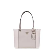 GUESS Nakupovalna torba Guess Sac Bandouliere Bramina Small Satche Off White/Taupe bela
