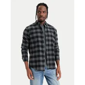 BOSS Srajca Rickert _M 50569719 Temno zelena Regular Fit