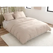 Hotelska posteljnina iz mikrovlaken JASMINE šampanjec - črtica 2 cm, hotelski žep Dimenzije posteljnine: 70 x 90 cm | 140 x 200 cm