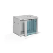 ALANTEC omara za montažo 19 9U 600x450, siva, ravno pakirana