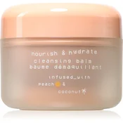 Glow Hub Nourish & Hydrate hranilni čistilni balzam z breskovim izvlečkom 100 g