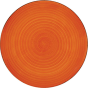 Lamart LT9087 keramični desertni krožnik Happy,premer 19 cm, oranžna