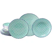 Creatable JEDILNI SERVIS Mediterran Petrol