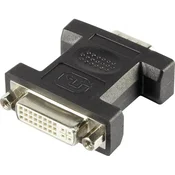 renkforce DVI / VGA adapter [1x DVI-vtičnica 24+5 polni - 1x VGA-vtič] bele barve, za pritrditev z vijakom, renkforce
