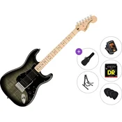 Fender Squier Affinity Series Stratocaster FMT Standard SET Black Burst Električna kitara