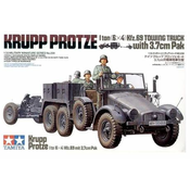 Krupp Protze - 1 ton (6x4) Kfz.69 Towing Truck with 3.7cm Pak