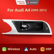 Audi A4L B8 2009 2010 2011 2012 2013-2016 Junsun AI Voice Wireless CarPlay Car Radio Multimedia