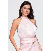 Ženska bluza z golim hrbtom