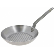 de Buyer Mineral B žar ponev 32 cm, srebrna