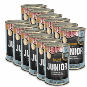 BELCANDO Junior - Perutnina z jajcem - konzerva 12x400g