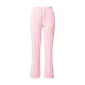 Juicy Couture Hlače Tina roza/srebrna