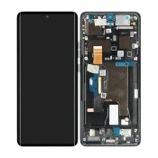 Motorola Edge 50 Ultra - LCD zaslon + steklo na dotik + okvir (Forest Grey) - 5D68C24483 Genuine Service Pack