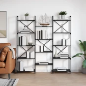 Polica Crni hrast 156 x 25 x 167 cm Konstruirano drvo