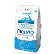 Monge Dog light losos in riž s prekomerno težo - 15 kg