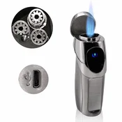 Netscroll USB polnilni električni vžigalnik, aluminijast, UVUP
