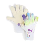 Puma ULTRA Ultimate BRILLIANCE Hybrid Goalkeeper Gloves, White, Size 10, Accessories