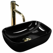 Umivalnik za pult Rea Belinda mini Black