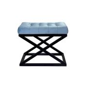 Atelier del Sofa Tabure 50x42x40cm, Crno-Tirkizno
