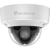 LevelOne GEMINI IP kamera 6 MP, IP66, IK10, notranja/zunanjna, bela