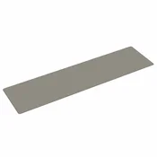 MAISON CHIC Rug, Preproga, Tekač v videzu sisala srebrn 80x300 cm, (22120543)