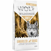 Wolf of Wilderness Soft - Gnarled Oaks - piščanec proste reje & zajec - 1 kg