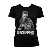 Filmska ženska majica The Big Bang Theory - Sheldon Says BAZINGA! - HYBRIS - WB-5-TBBT010-H29-15