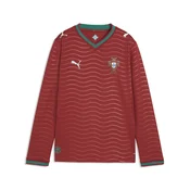 PUMA Portugal 2026 Long Sleeve Home Jersey Youth, Shop, Club Red/Green Lagoon, 5-6Y