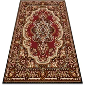 Rugsx Preproga BCF Morad WIOSNA Classic ornament - 80x150 cm Bordo