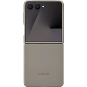 Usnjena maska Kindsuit za Samsung Galaxy Z Flip7 Taupe EF-VF766PJEGWW