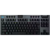 LOGITECH G915 X LIGHTSPEED TKL Wireless Gaming Keyboard - BLACK - US INTL - 2.4GHZ/BT - EMEA28i-935 - TACTILE